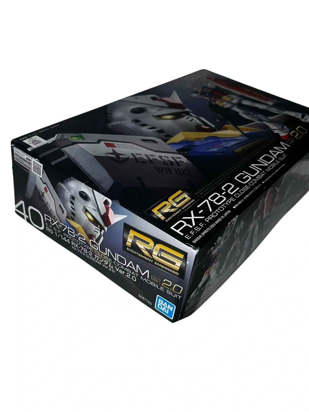 RG Mobile Suit Gundam RX-78-2 Ver.2.0 Plastic model kit 1/144 2024 / Bandai